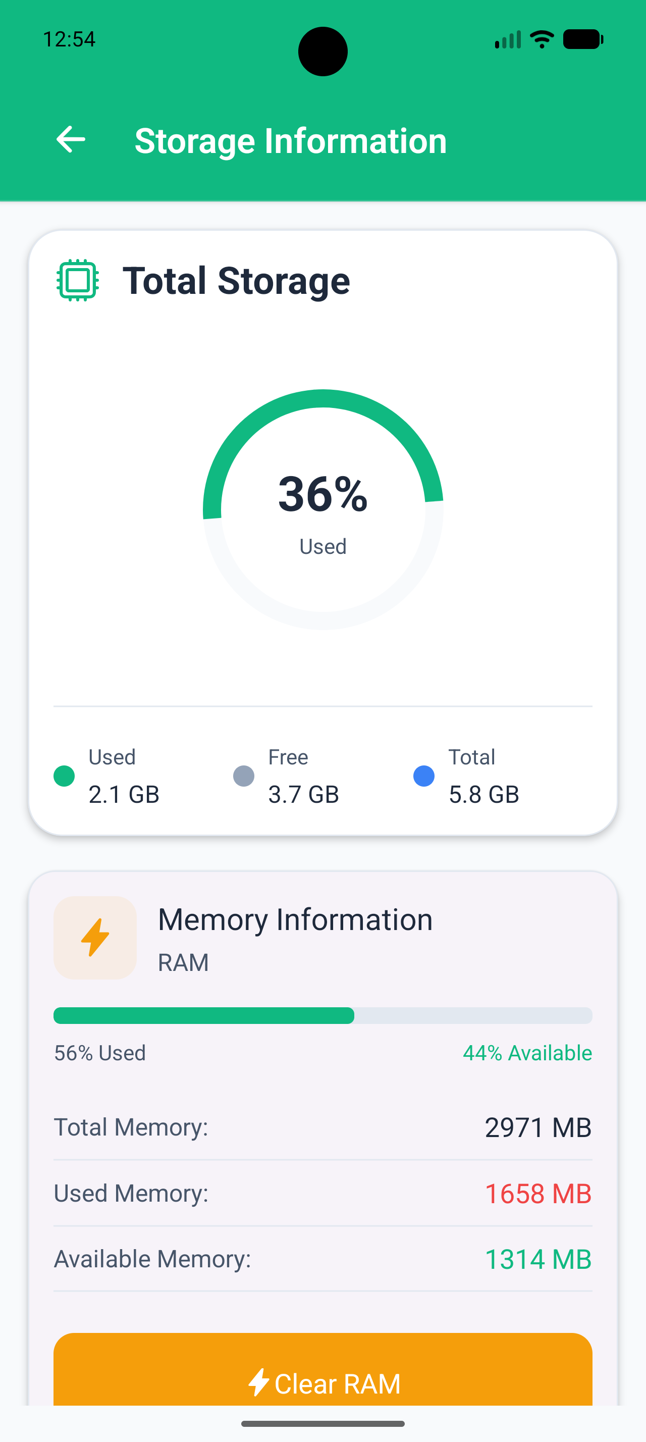 CleanUrPhone Ayarlar